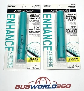 WET 'n WILD Enhance & Define Megawear MASCARA - VERY BLACK (C136) - NEW SEALED - Picture 1 of 2