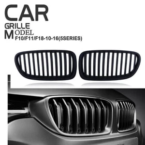 2PCS Front Bumper Kidney Grill Grille For 2010-2016 BMW F18 F10 F11 Right+Left - Picture 1 of 8