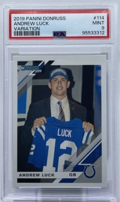 Andrew Luck PSA 9 -2019 Panini Donruss Draft «Вариация фото» - Colts, Stanford - Изображение 1 из 4
