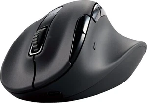 ELECOM Wireless Mouse EX-G PRO 8 Buttons Black M-XGXL50MBSKBK New - Picture 1 of 7