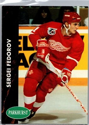 1991-92 Parkhurst  #38 Sergei Fedorov - Image 1 of 2