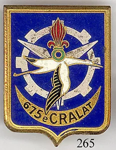 265 - FOREIGN LEGION - 675e CRALAT - Picture 1 of 1