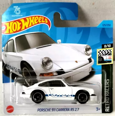 Hot Wheels Porsche 911 Carrera RS 2.7 - 2023 New Models - Retro Racers - 125/250 - Image 1 of 4