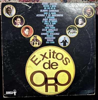 VARIOS: "Exitos de Oro" VInyl Record LP inc Daniel Santos, Celio Gonzalez, etc. - Image 1 of 4