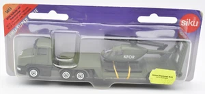 SIKU 1681 Scania Truck Low Loader with Helicopter KFOR - 1:87 Scale Metal Model - Picture 1 of 1