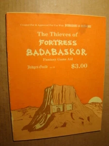 JUDGES GUILD THIEVES FORTRESS BADABASKOR 1ST PRINT DUNGEONS DRAGONS MODULE 1978 - Picture 1 of 4