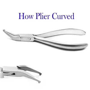 How Plier Curved Arch-wire Bending Orthodontics Wire Positioning Dental Plier - Picture 1 of 4