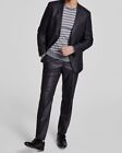 $395 Kenneth Cole Mens Gray Techni-Cole Slim-Fit Jacket Pants 2-Piece Suit 40R