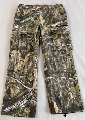 Pantalones cargo de camuflaje Mossy Oak para hombre talla grande 36-38 caza al aire libre Foto 1 de 4