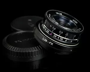 ✅  INDUSTAR- 69 Soviet macro lens 28 mm f 2,8 Mount M39 - Fujifilm FX - Picture 1 of 9