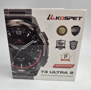 2025 KOSPET TANK T3 Ultra2 Smart Watch Men GPS IP69K Waterproof Rugged Military - Picture 1 of 6