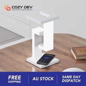 Gravity Wireless Charging Table Lamp LED Light Mobile Phone Wireless Charging - Picture 1 of 8
