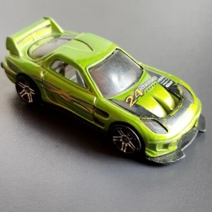 Hot Wheels. Made in Malaysia 2002- Green "24/7" - Picture 1 of 4