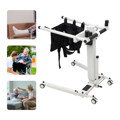 Electric Patient Lift Transfer Chair, Foldable Wheelchair And Car Transfer 90W - Image 1 of 4