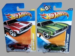 Hot Wheels '68 COPO Camaro '11 New Models Red & Muscle Mania Green GM '12 LOT X2 - Picture 1 of 19