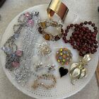 Lot Of Vintage Signed Sarah Cov Coventry Jewelry Necklaces Bracelets Pins Etc