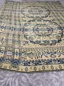 Vintage Antik Perser Empire Trow Decke Wandteppich - Bild 1 von 13