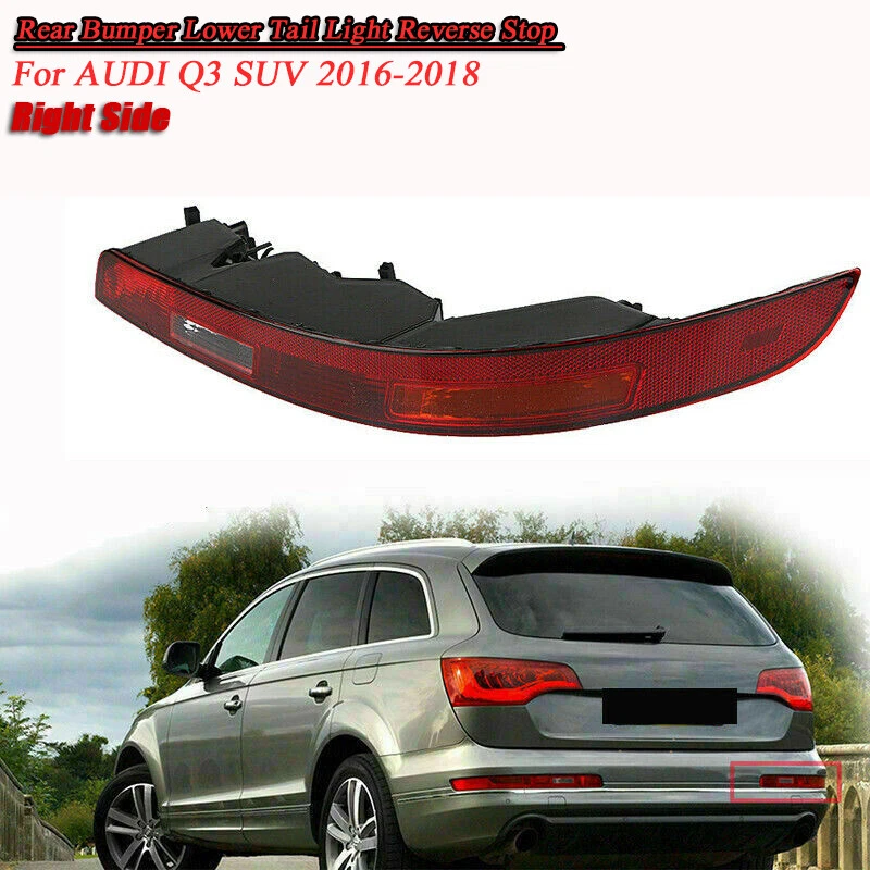 Right Rear Bumper Lower Tail Light Reverse Stop Lamp For AUDI Q3 SUV 2016-2018 Foto 1 de 4