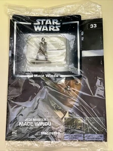 Deagostini: Star Wars Figurine Collection ~ #33 MACE WINDU ~ Sealed + Magazine - Picture 1 of 7
