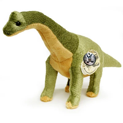 KUSCHELTIERE.BIZ Brachiosaurus Dinosaurier Kuscheltier 43 cm grün Plüschtier Dino LITTLE FOO