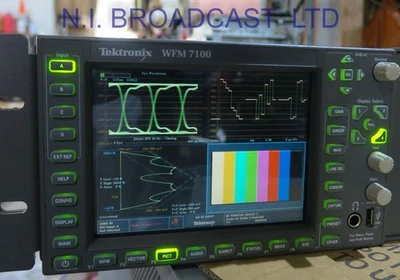 Tektronix 7120 HDSDI / SDI waveform vectorscope  (HD, EYE, DDE, DAY, PHY, FP, - Image 1 of 4