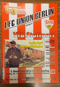 Stadionzeitung Union Berlin - VfB Stuttgart, 2016/17 - Bild 1 von 1