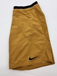 Nike Men's Pro Flex Rep Training Shorts Wheat Slim Fit Size Large CD4317-790 - Picture 1 of 15