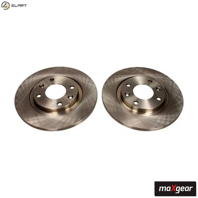2x BRAKE DISC 19-0843 FOR PEUGEOT PARTNER/Box/Body/MPV/Platform/Chassis 301 1.2L - Image 1 of 4