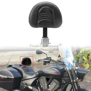 Adjustable Plug-In Driver Backrest Pad for Victory Cross Country Tour Hard-Ball - Picture 1 of 23