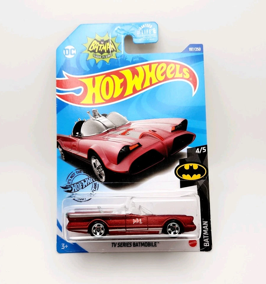 Hot Wheels 2020 Kroger Exclusive Batmobile TV Series Matte Red  - Image 1 of 2