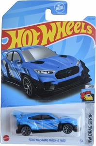 Hot Wheels Ford Mustang Mach E 1400 Hw Drag Strip 2/10 Blue 81/250 Car Brand New - Picture 1 of 3