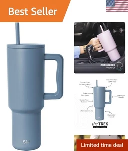 40 Unzen Thermo Edelstahl Trek Becher | Auslaufsicher Reisebecher - Blue Dune - Bild 1 von 11