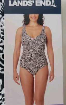 Traje de baño Lands' End para mujer de una pieza UPF 50 multicolor talla XXL NUEVO CON ETIQUETAS Foto 1 de 4