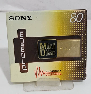 SONY MDW80 Minidisc Mini Disc premium 80 min gold nuovo sigillato - Immagine 1 di 3