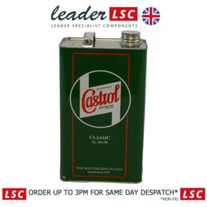 Classic XL 20W50 20W-50 Motor Oil Metal Can Original Castrol 1 Gallon OEM - Picture 1 of 5