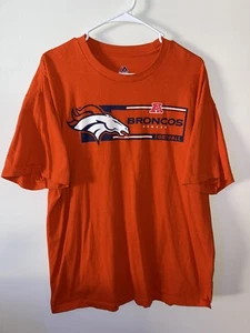 Denver Broncos Men's Team XL Sport T Shirt Majestic NFL Tshirt XLarge Football - Picture 1 of 4