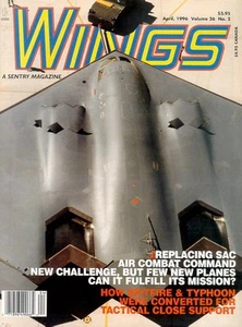 WINGS V26 N2 WW2 RAF HAWKER TYPHOON SPITFIRE / USAF SAC AIR COMBAT COMMAND - Picture 1 of 1
