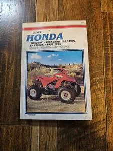 Clymer Honda Trx250 87-88 91-92 TRX300EX 93-96 Service Shop Manual Book M456 - Picture 1 of 1