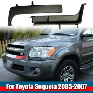For 2005-2007 Toyota Sequoia Front Bumper Grille Headlight Filler Trim Panels - Picture 1 of 9
