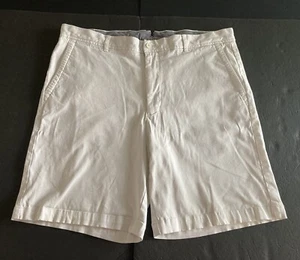 Bobby Jones Golf Casual Mens Shorts Sz 38 Flat Front White - Picture 1 of 10