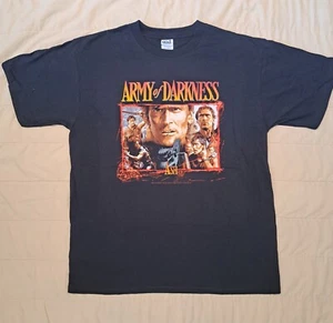 Camiseta Army of Darkness L RARA Ash Bruce Campbell Película 2009 Evil Dead años 90 - Imagen 1 de 4