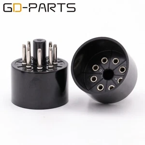 GD-PARTS 10PCS 8pin presa tubo bachelite EL34 6L6 6SN7 valvola base tubo elettronico - Foto 1 di 1