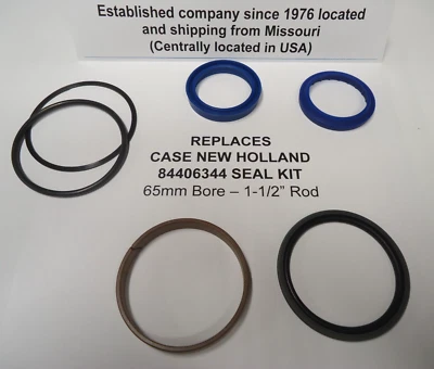 84406344 Case-IH y New Holland Kit de juntas de repuesto (66 mm de diámetro con varilla de 1-1/2") Foto 1 de 3