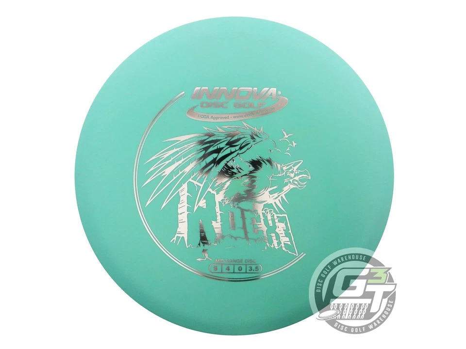 NEW Innova DX RocX3 158g Seafoam Silver Foil Midrange Golf Disc - Image 1 of 1