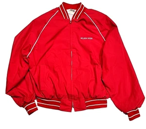 King louie Jacket Wilson Seed Cotton Lined Zip Bomber Jacket Men XL Made In USA - Picture 1 of 12