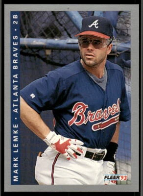 1993 Fleer #368 Mark Lemke - Image 1 of 2