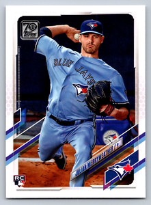 2021 Topps #581 Julian Merryweather Toronto Blue Jays RC Baseball Card
