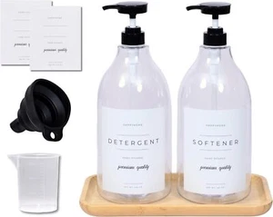 Laundry Detergent Dispenser - Fabric Black, White, Clear, Green, Natural - Picture 1 of 8