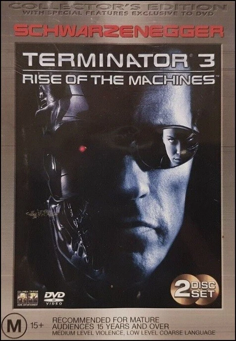TERMINATOR 3 - RISE of the MACHINES - Arnold SCHWARZENEGGER (2 DVD SET) Region 4 - Image 1 of 1
