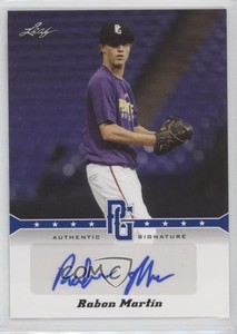 2013 Leaf Perfect Game Showcase Auto Blue /25 Rabon Martin #A-RM1 Auto